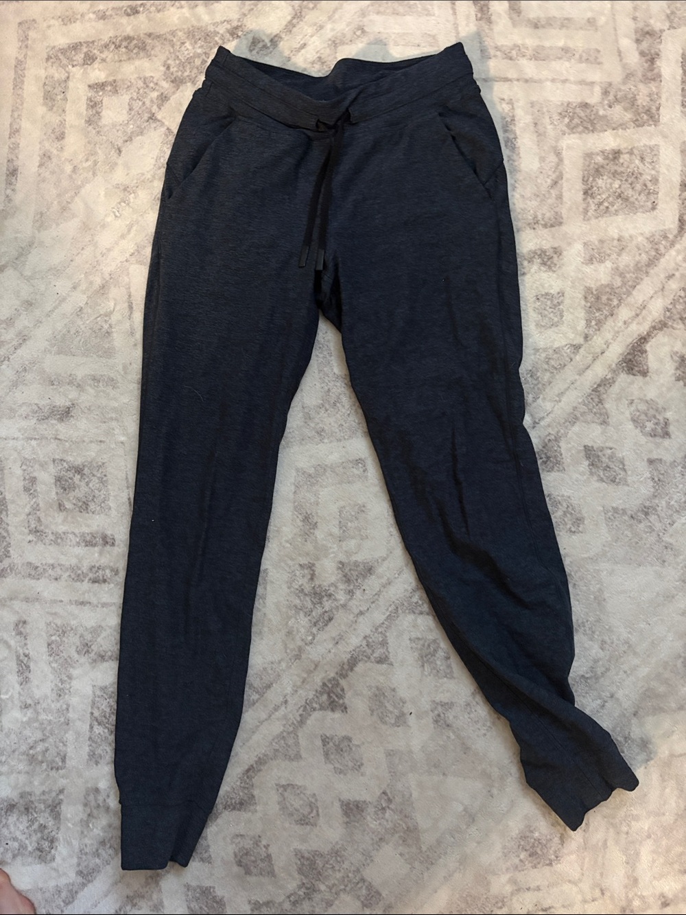 Dark Heather blue Lululemon Ready to Rulu Jogger Pants